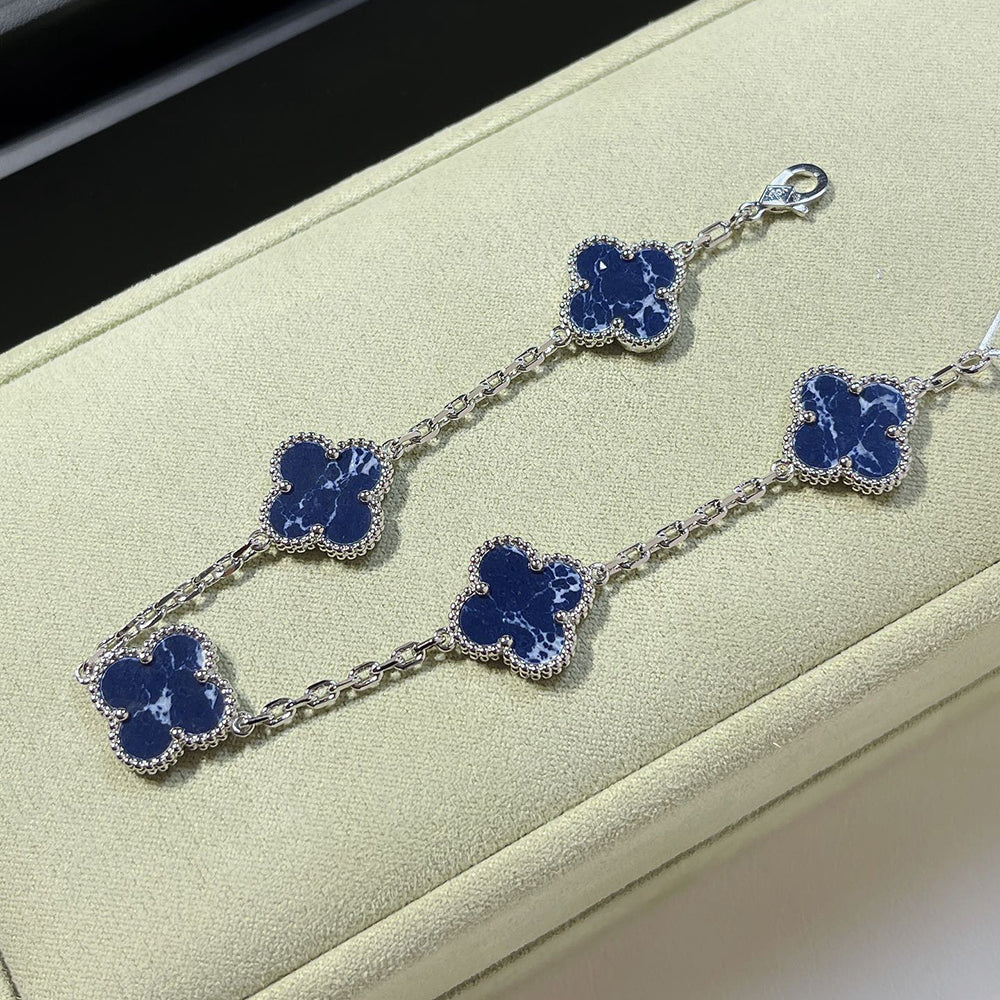 [Glow]New CLOVER 5 MOTIF PIETERSITE BRACELET COLLECTION