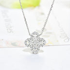 GlowLOOP NECKLACE FULL MOTIF DIAMOND 16MM MULTIPLE COLORS