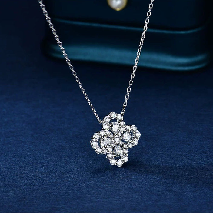 GlowLOOP NECKLACE FULL MOTIF DIAMOND 16MM MULTIPLE COLORS