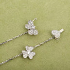 ¡®Glow¡¯FRIVOLE SILVER 9 FLOWERS NECKLACE