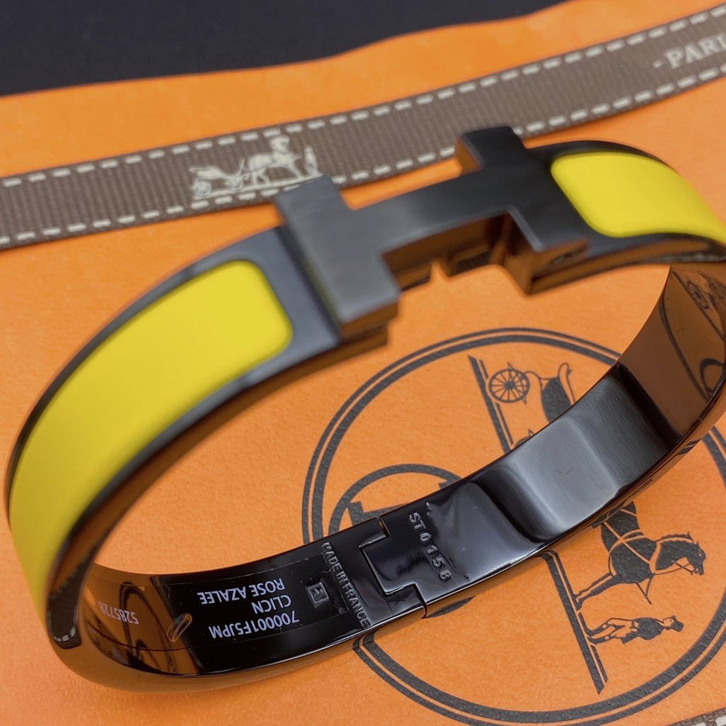 GlowCLIC HM SO BLACK YELLOW BRACELET
