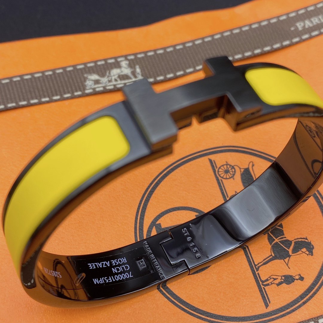GlowCLIC HM SO BLACK YELLOW BRACELET