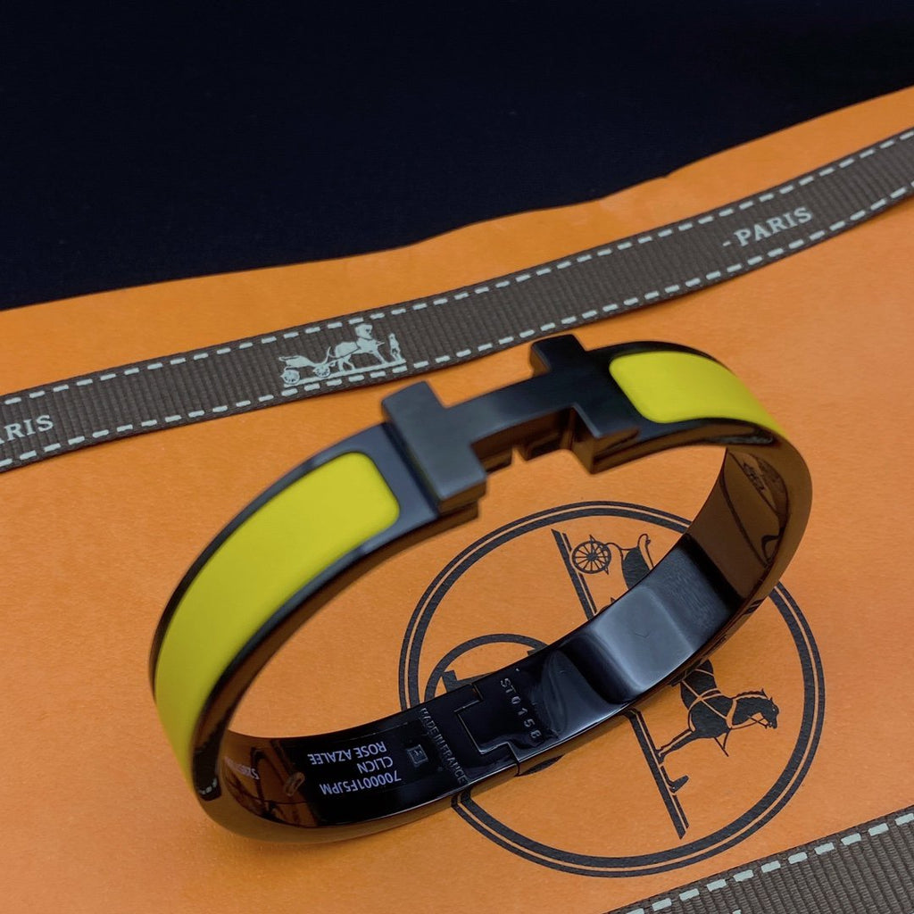 GlowCLIC HM SO BLACK YELLOW BRACELET