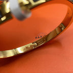 GlowCLASSIC HM CLIC BLACK 8MM ENAMEL BRACELET