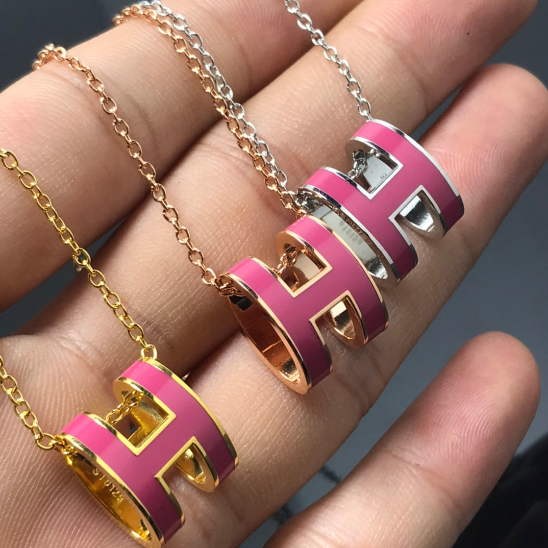GlowH NECKLACE PINK