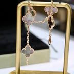 [Glow]New  CLOVER 5 MOTIF GRAY MOP BRACELET COLLECTION