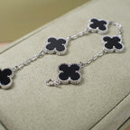 [Glow]New  CLOVER 5 MOTIF ONYXS BRACELET COLLECTION