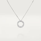 GlowLOVE NECKLACE ADJUSTABLE SILVER