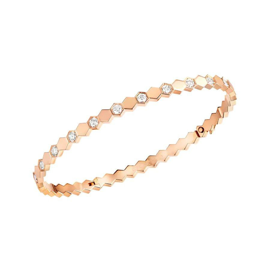 GlowBEE LOVE PINK GOLD DIAMOND BRACELET