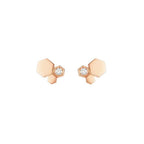 GlowBEE LOVE PINK GOLD DIAMOND EARRINGS