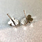 GlowBEE LOVE SILVER DIAMOND EARRINGS