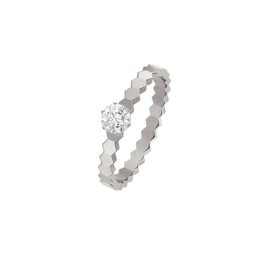 GlowBEE LOVE RING SILVER 1 DIAMOND