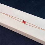 GlowJEUX BRACELET CARNELIAN PINK GOLD 1 DIAMOND
