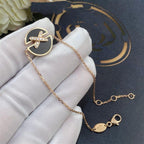 GlowJEUX DE BRACELET ONYX PINK GOLD DIAMOND