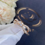 GlowLIENS PINK GOLD DIAMOND RING