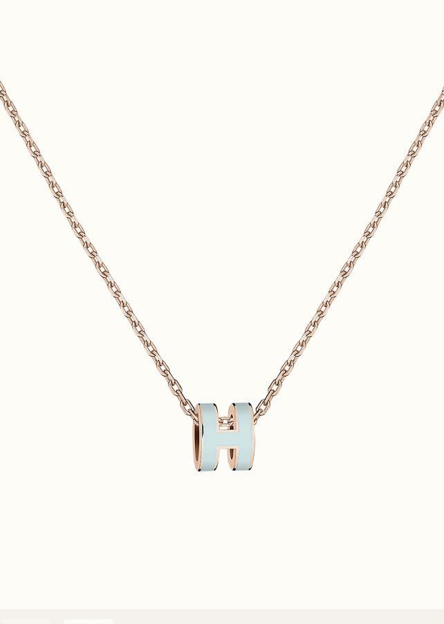 GlowPOP H LIGHT BLUE NECKLACE