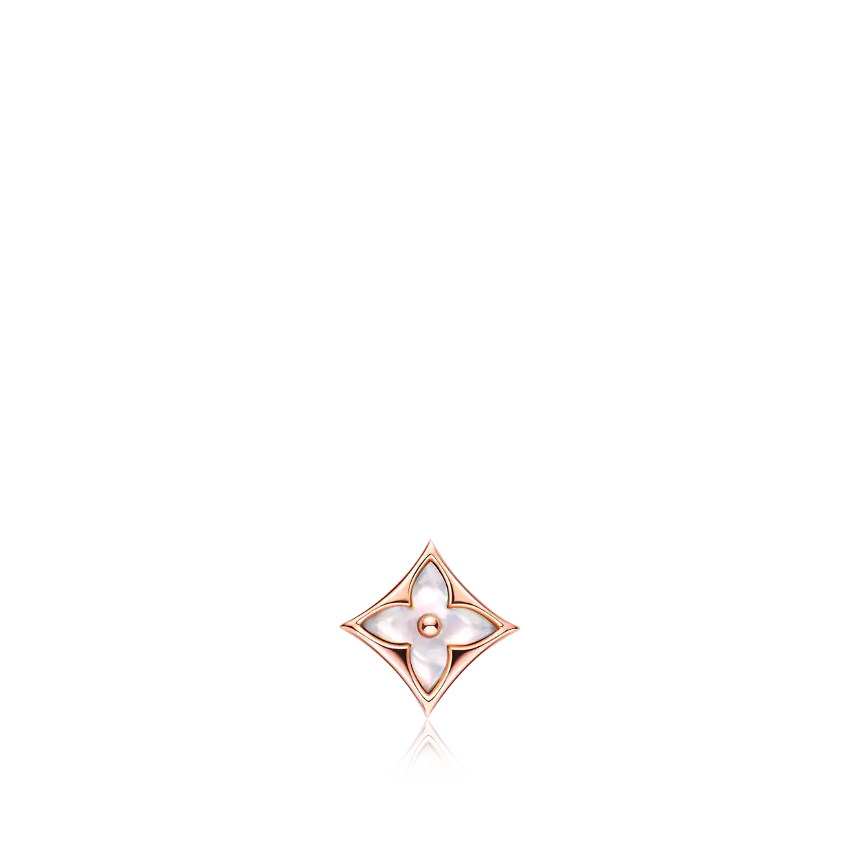 GlowSTAR MOP PINK GOLD EARRINGS