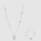 [¡®Glow¡¯] 25 NEW CLOVER 15 MOTIFS PURPLE CHALCEDONY
