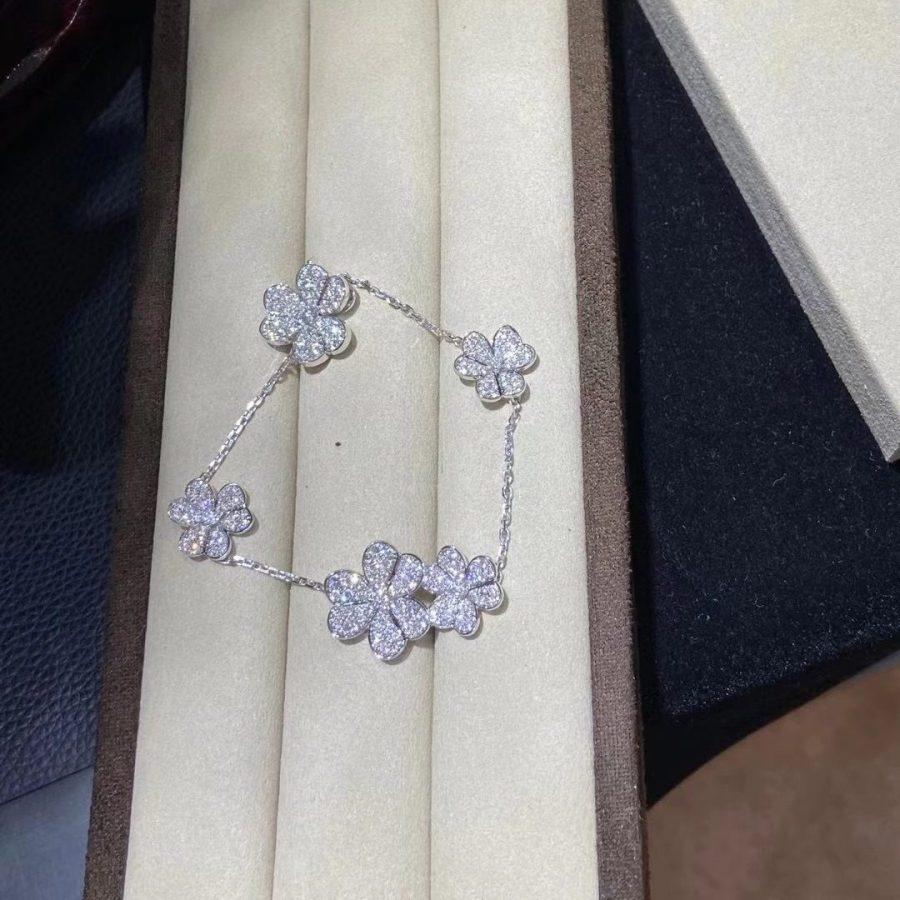 ¡®Glow¡¯FRIVOLE SILVER 5 FLOWERS BRACELET