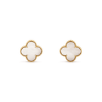 ¡®Glow¡¯CLOVER MINI GOLD EARRINGS