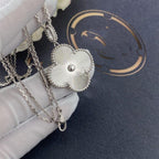¡®Glow¡¯CLOVER 25MM SILVER BIG CLOVER NECKLACE