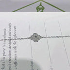 ¡®Glow¡¯CLOVER  SINGLE FLOWER BRACELET SILVER