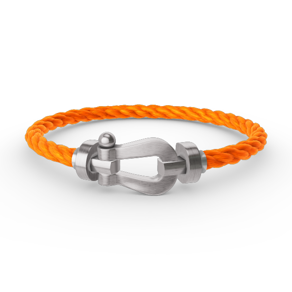 GlowFORCE LARGE HORSESHOE NO DIAMOND BRACELET SILVER