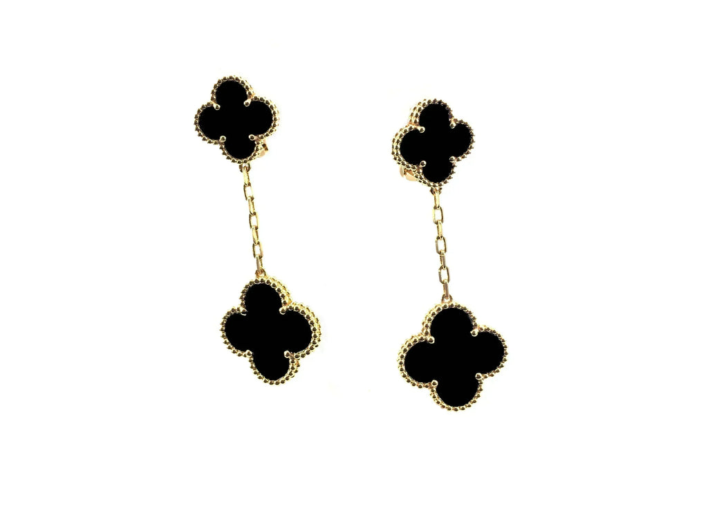 ¡®Glow¡¯CLOVER 2 MOTIFS  EARRINGS (MULTIPLE CHOICESC