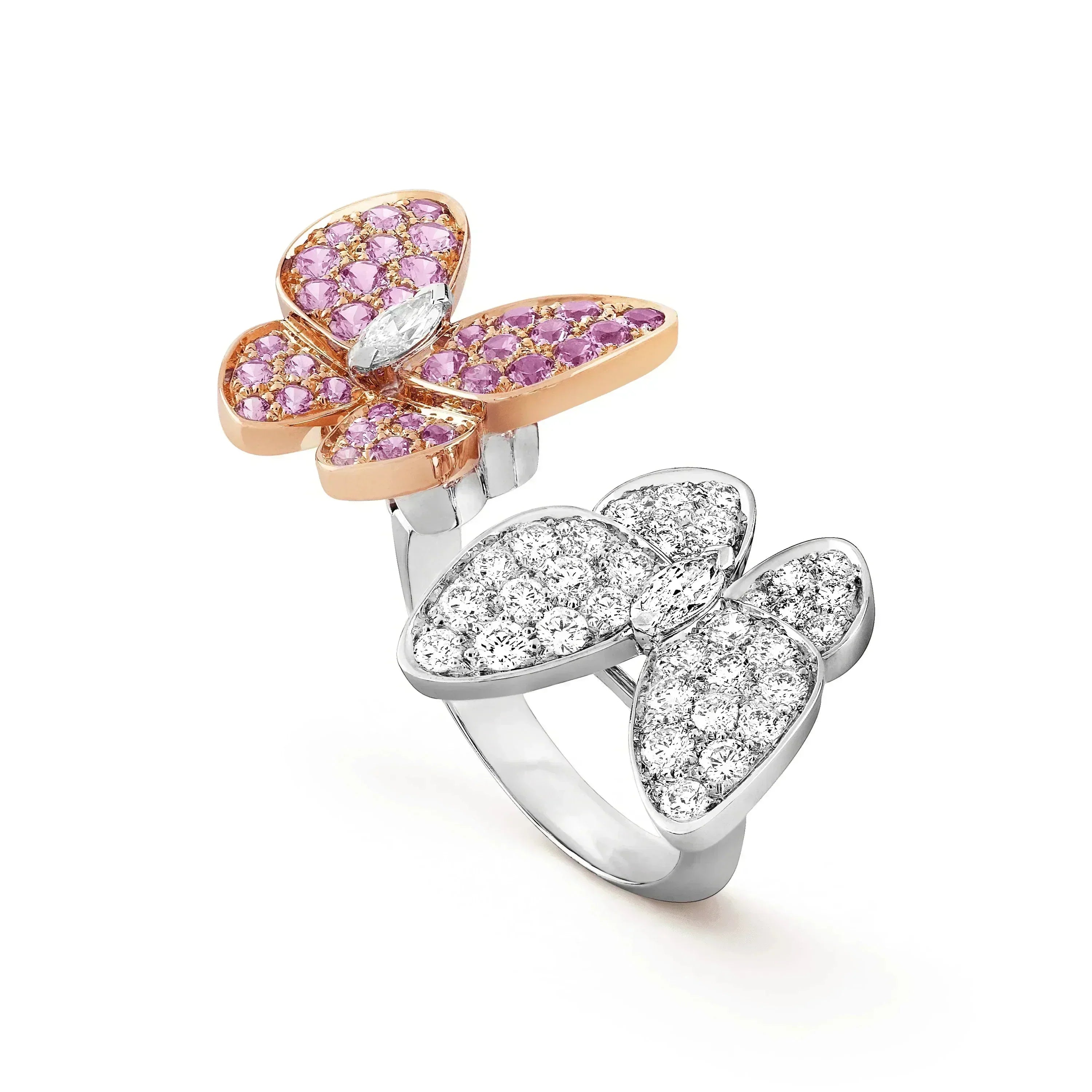 ¡®Glow¡¯TWIN BUTTERFLY DIAMOND RING